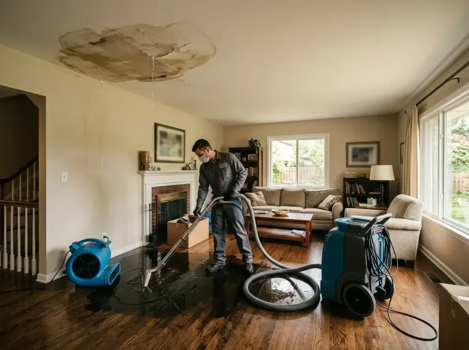 attic-pipe-burst-ceiling-drip-008 — frequently asked questions, Water Damage Restoration & Carpet Care in Wildewood, MD